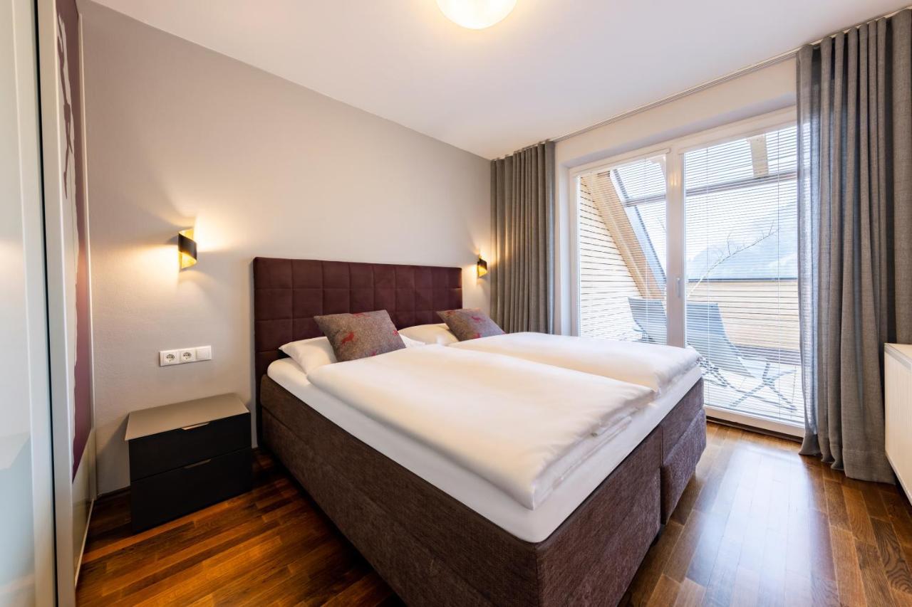 Der Sonnberg Alpinlodges - Apartments Mit Seeblick, Privater Sauna Und Self Check-In زيل أم سي المظهر الخارجي الصورة